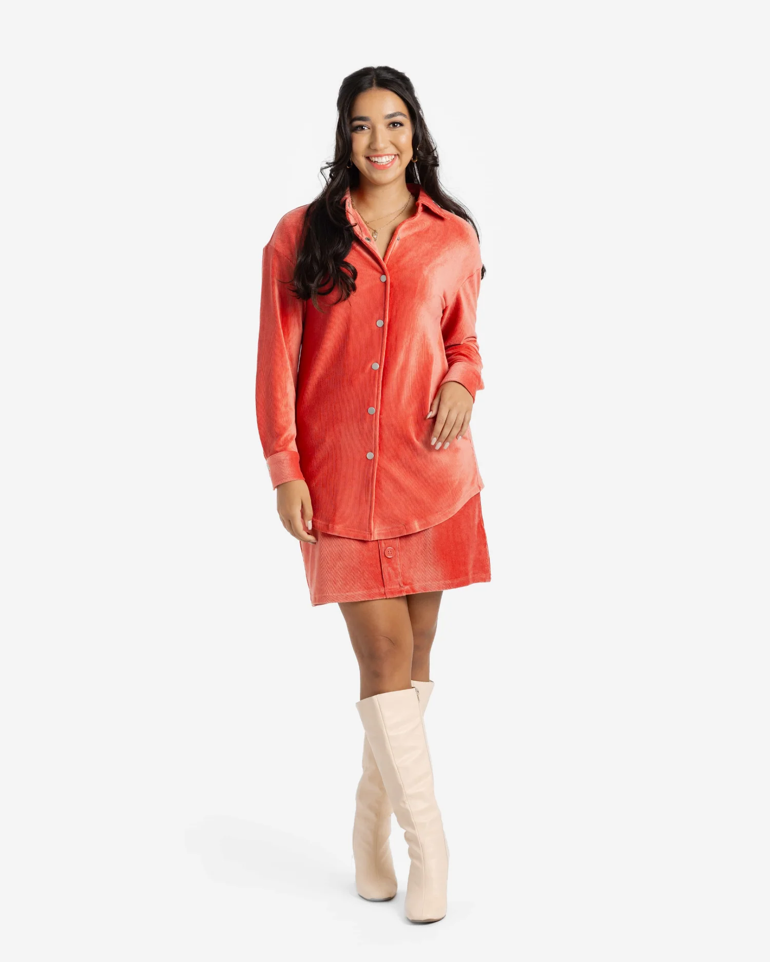 Abigail Corduroy Shacket - Image 4