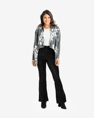 Allison Shoulder Close Waterfall Cardigan