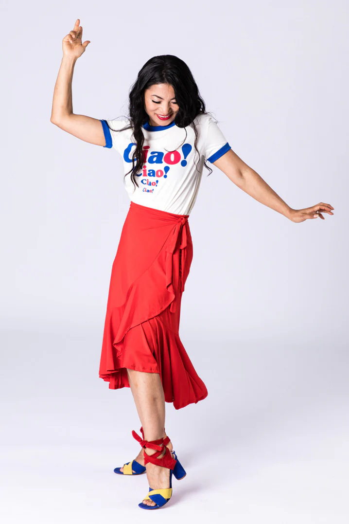 Bella A-Line Wrap Skirt