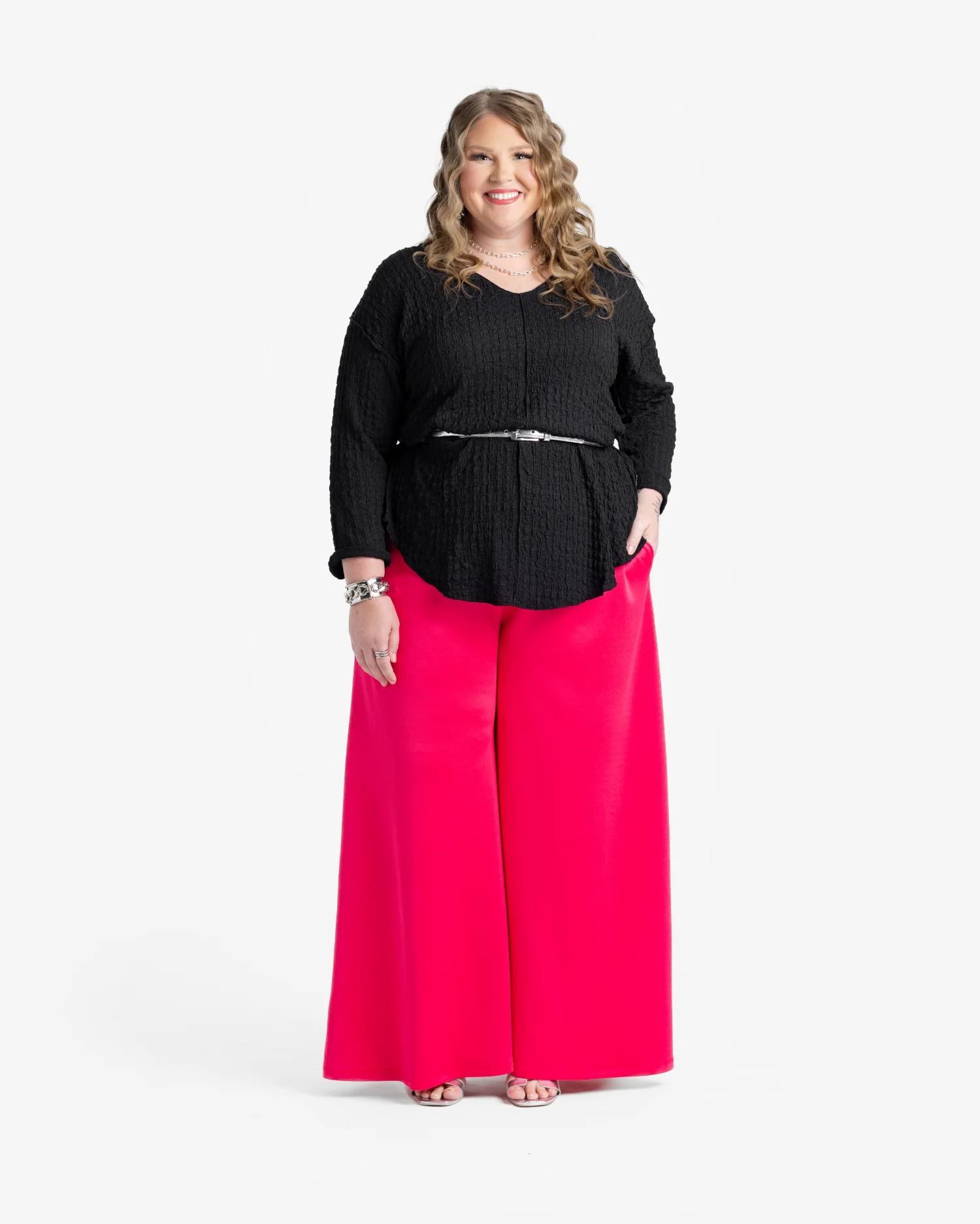 Carissa Wide Leg Trouser - Image 4