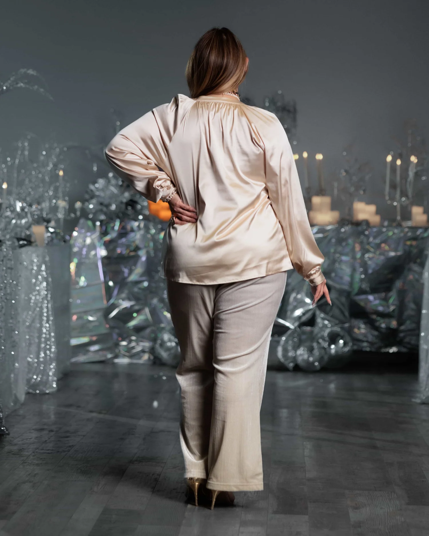 Celeste Satin Blouse - Image 6