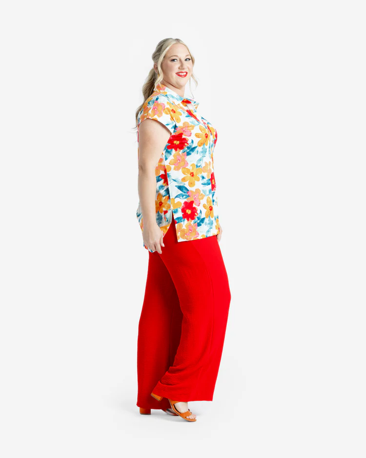 Cori Collared Tunic Top - Image 5