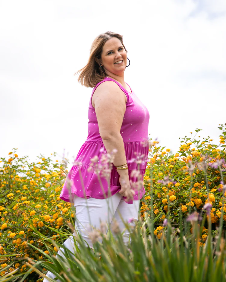 Eliana Sleeveless Tiered Top