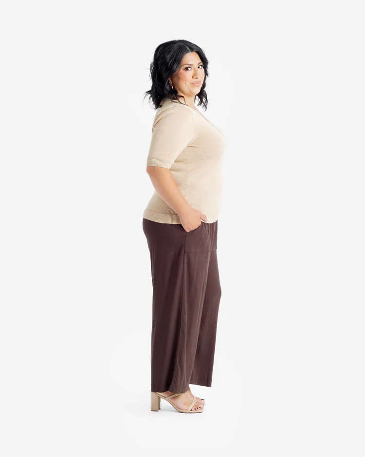 Jacee Short-Sleeve Sweater Top - Image 5
