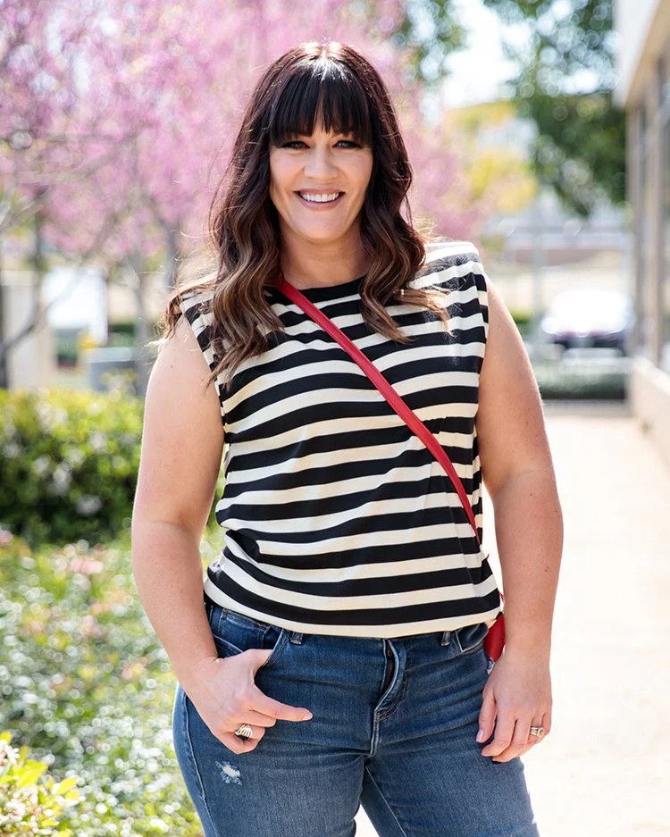 Kari Shoulder Pad Tank