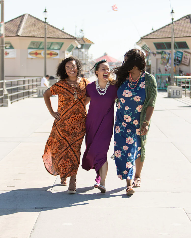 Macy V-Neck Maxi Dress