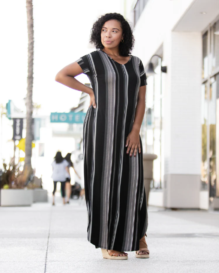 Macy V-Neck Maxi Dress - Image 2