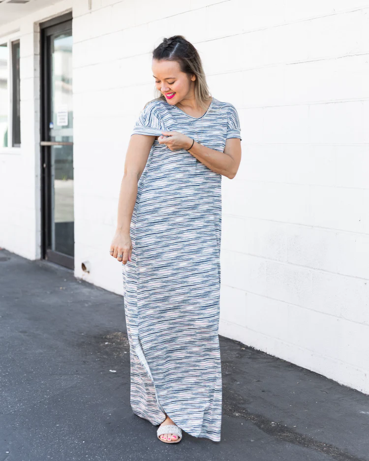 Macy V-Neck Maxi Dress - Image 3