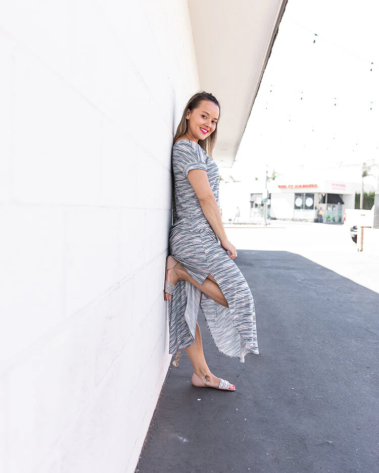 Macy V-Neck Maxi Dress - Image 6
