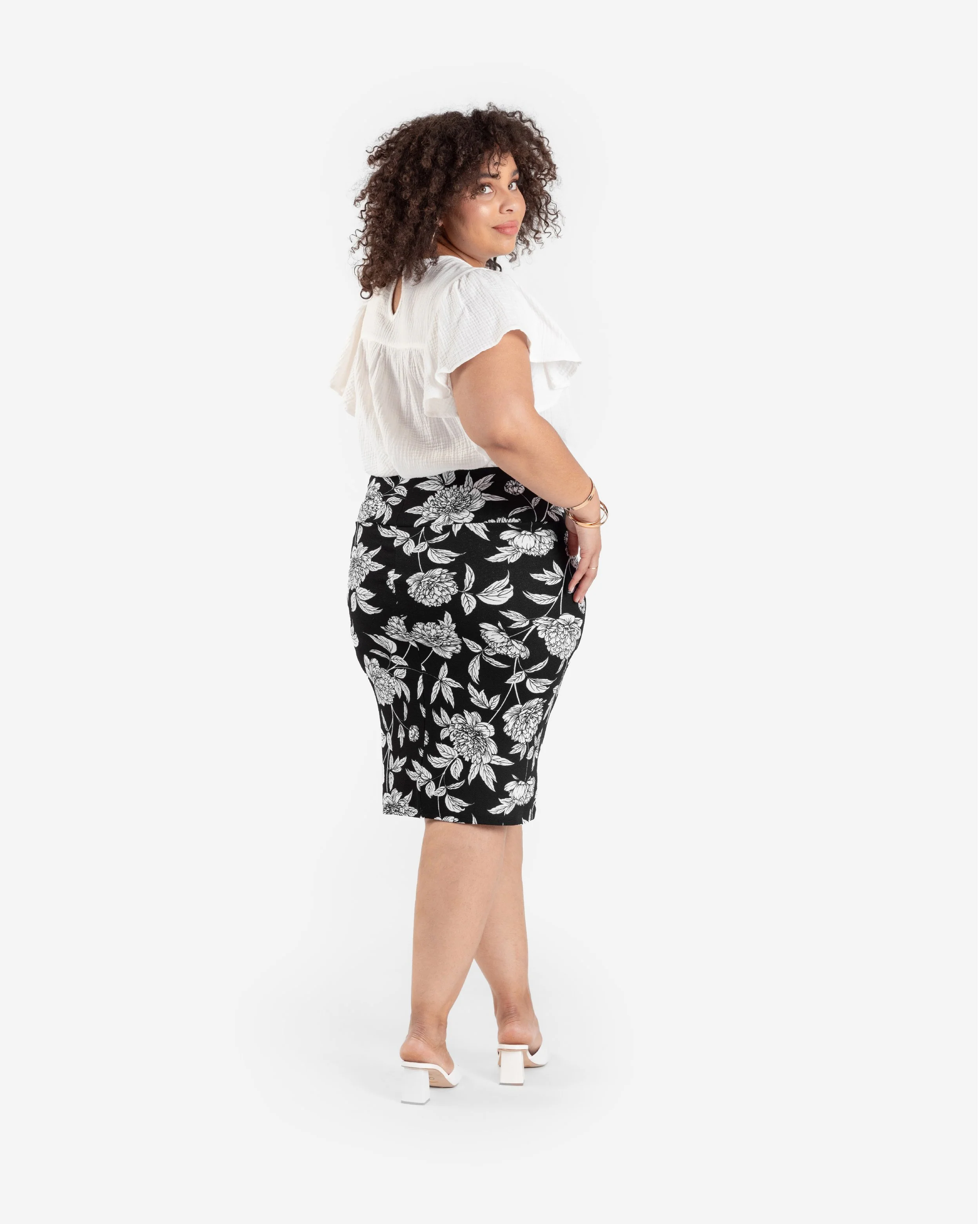Maddy Flutter Sleeve Smock Top - Image 5