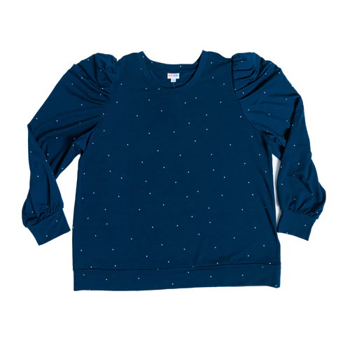 Mandy Puff Shoulder Crew Neck - Image 11