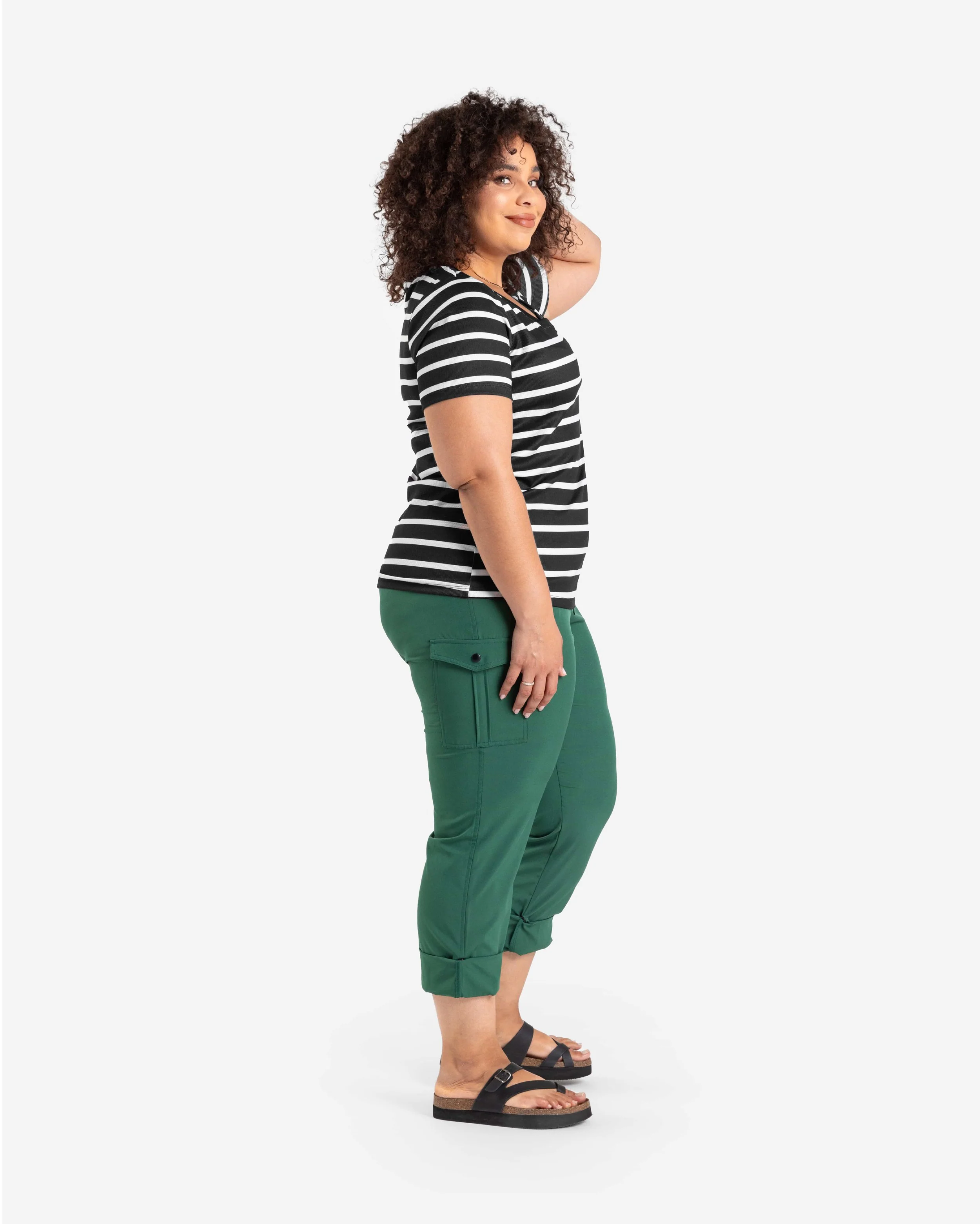 Martha Square Neck T - Image 5
