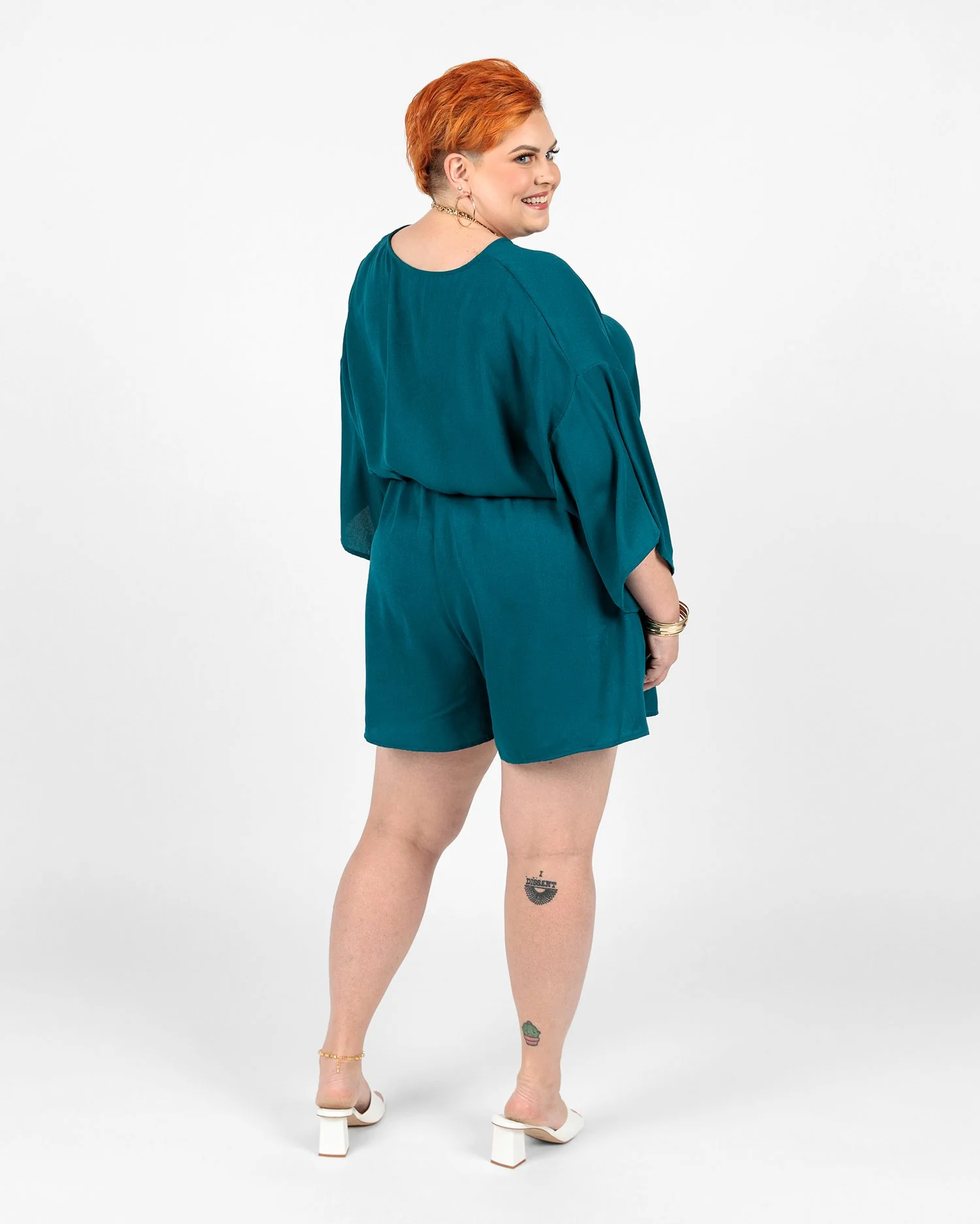 Melinda Wide Sleeve Romper - Image 3