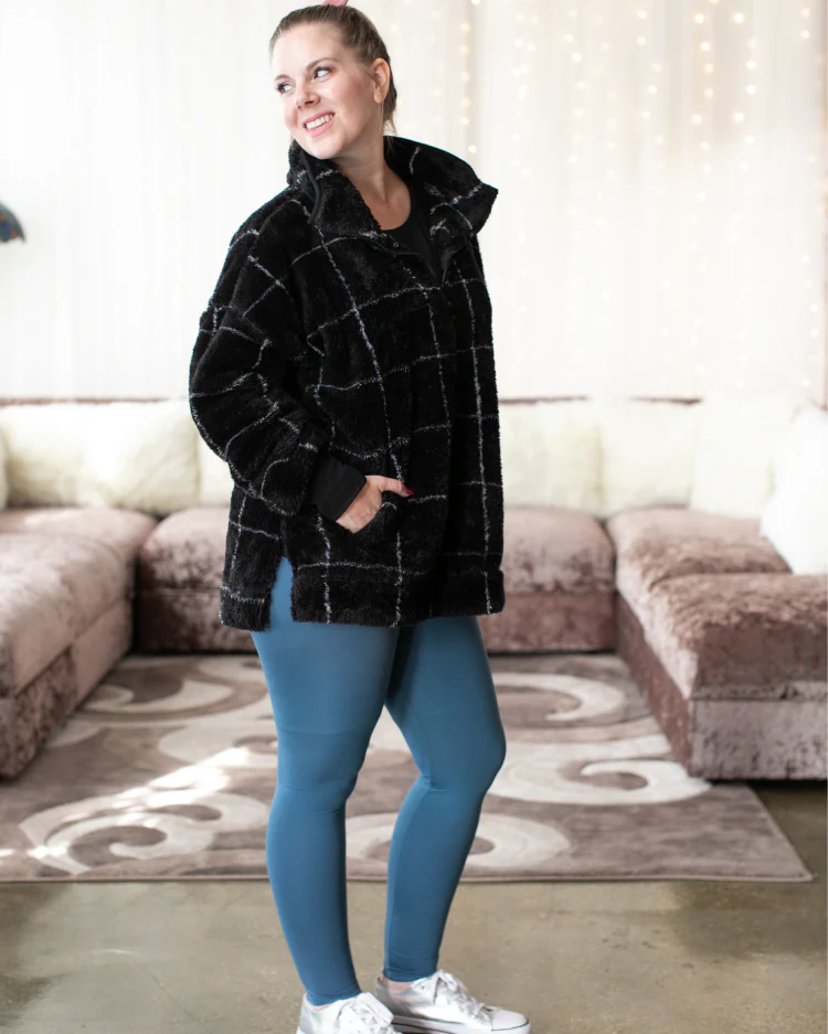 Nancy Half Zip Pullover Sweater - Image 3