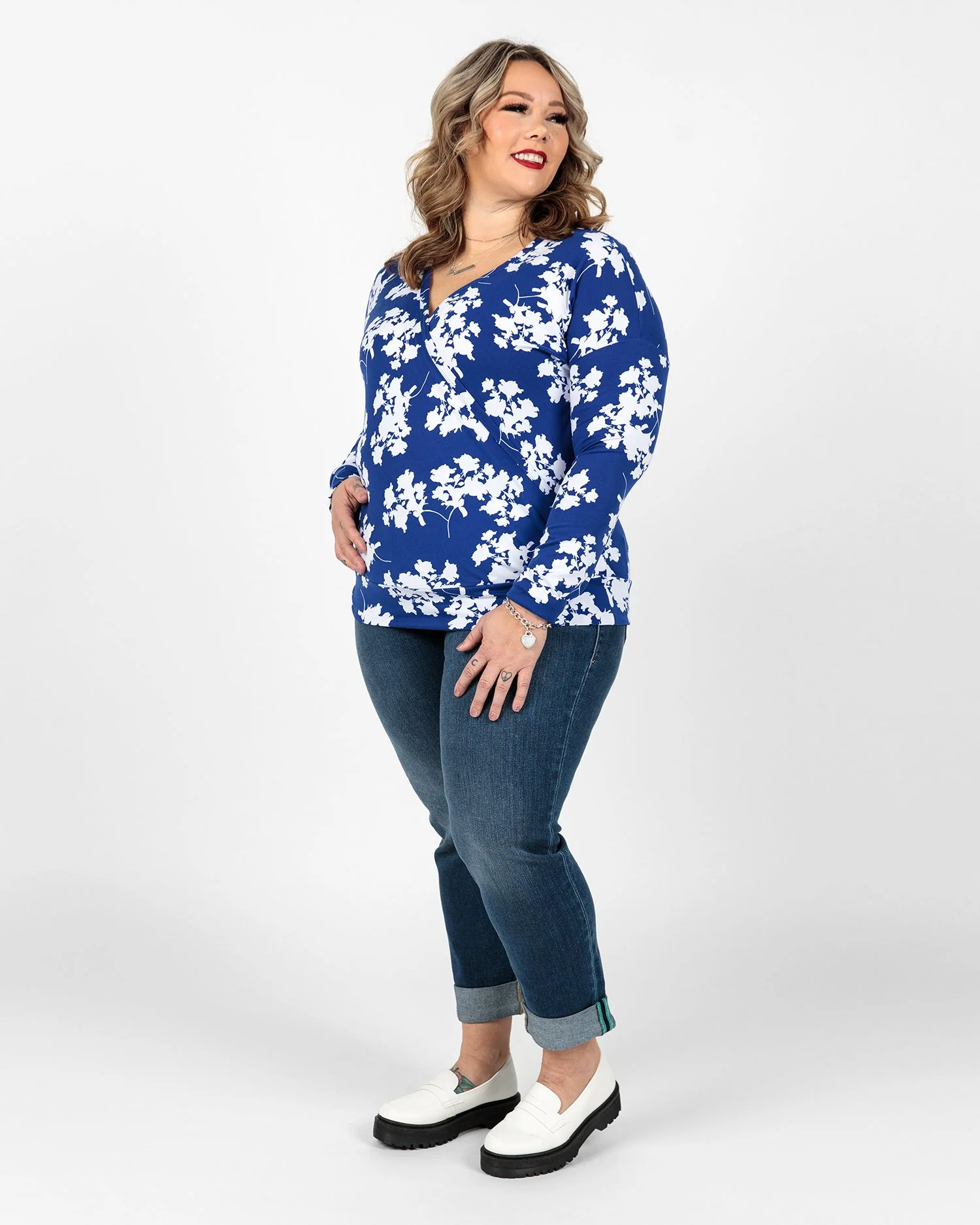 Rebecca Cross Front Blouse - Image 3