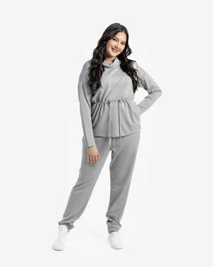 Teresa Cinched Cowl Neck Pullover - Image 2